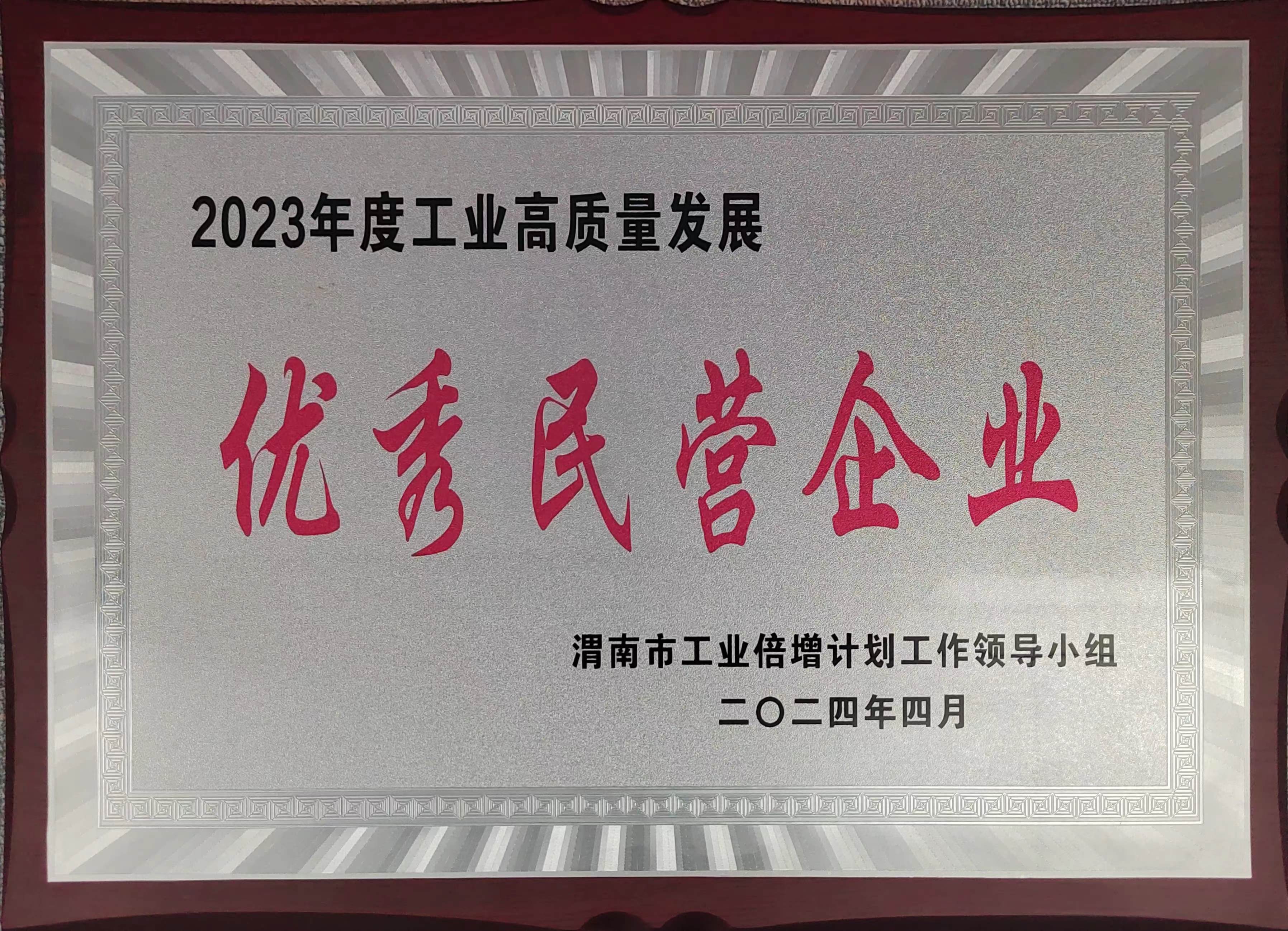 优秀民营企业
